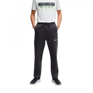 Брюки Boss Open-Hem Tracksuit Bottoms with 3D-Moulded Logo