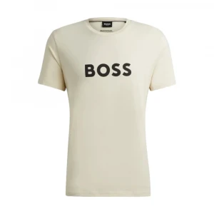 Футболка Boss Camiseta Regular Fit de Punto de Algodón con Logo Estampado 2