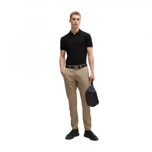 Поло Boss Slim-fit Polo Shirt with Mesh Logo 4