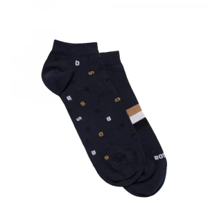 Носки Boss Two-Pack of Ankle Socks with Signature Details