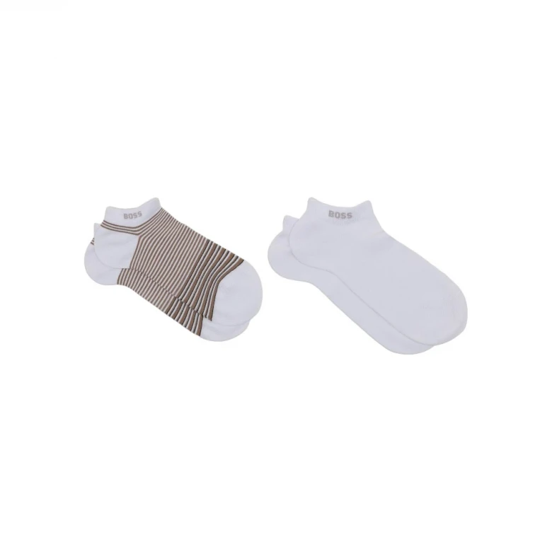 Носки Boss Two-Pack of Ankle-Length Socks with Logo Details 1