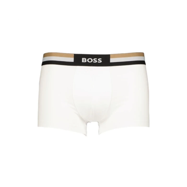 Нижнее Бельё Boss Three-Pack of Cotton-Blend Trunks with Signature Waistbands 1