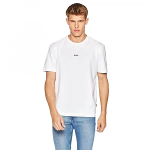 Футболка Boss Relaxed-Fit T-Shirt in Stretch Cotton with Logo Print