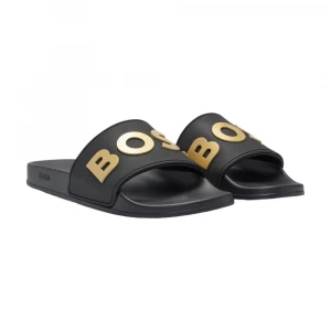 Шлепки Boss Heren Slippers Zwart Kirk Slide 1