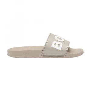 Шлепки Boss Heren Slippers Zwart Kirk Slide