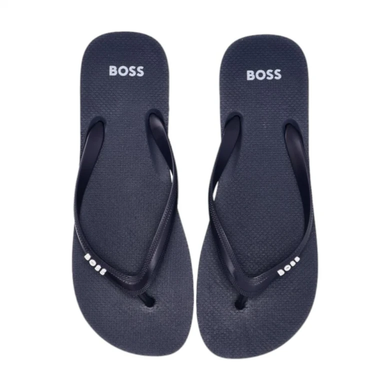 Шлепки Boss Flip-Flops with Branded Strap 3