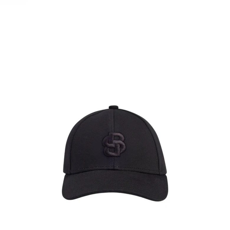 Кепка Boss Cotton-Blend Cap with Embroidered Double Monogram 1