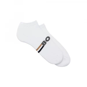 Носки Boss Two-Pack of Ankle-Length Socks in a Cotton Blend