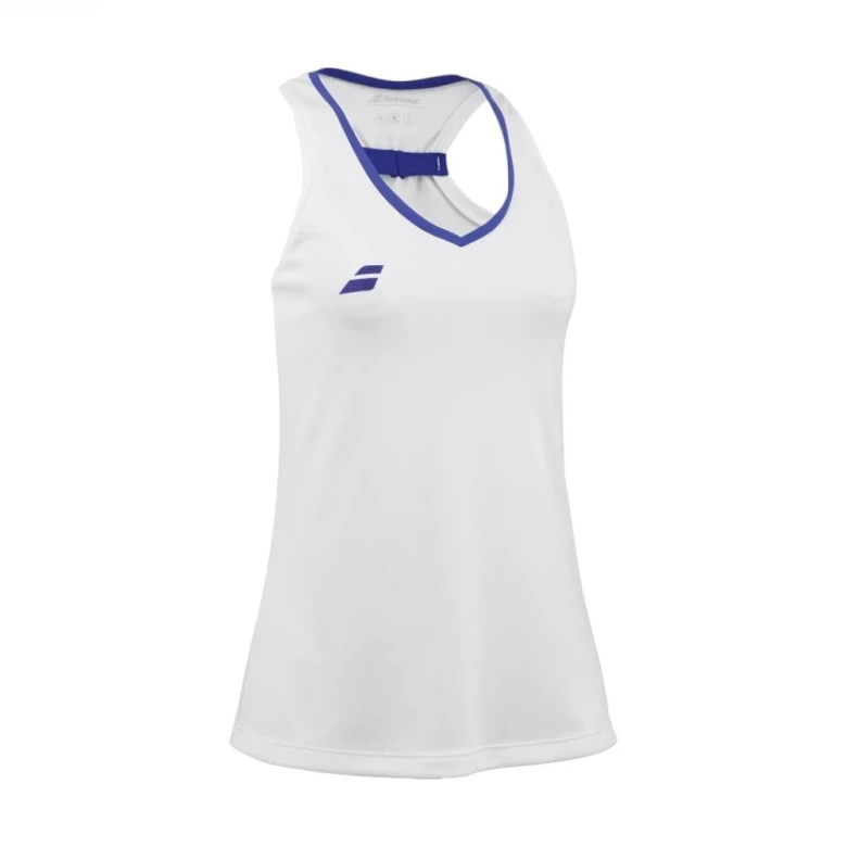 Топ Babolat Play Tank Top Girl White 1