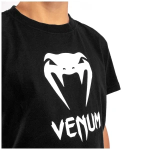 футболка venum classic t- shirt - kids - black 3