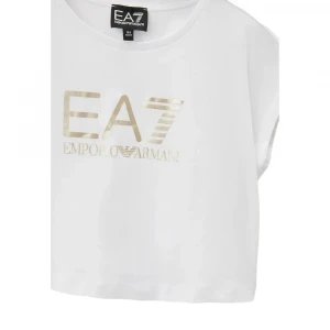 Костюм Emporio Armani Set Kids-Junior T-shirt e Shorts Shiny Girl Bianco 2