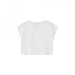 Костюм Emporio Armani Set Kids-Junior T-shirt e Shorts Shiny Girl Bianco 1