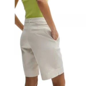 Шорты Boss Relaxed-Fit High-Rise Shorts in Stretch Cotton 1