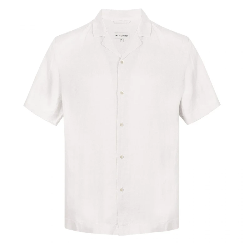Рубашка Bluemint Short Sleeve Camp-Collar Linen Shirt 0