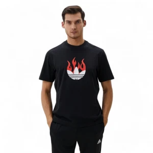 Футболка Adidas Flames Logo Tee
