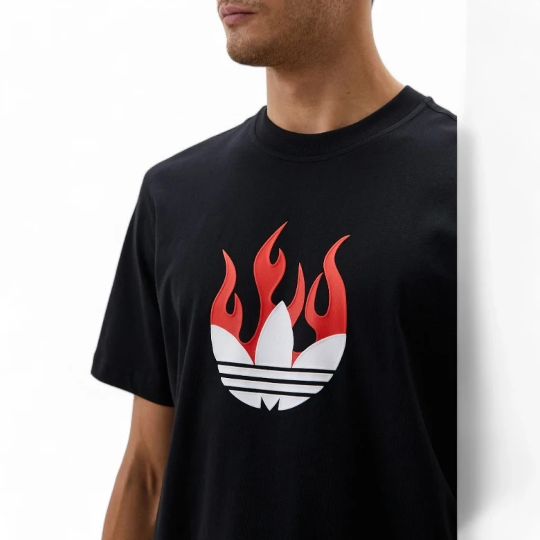 Футболка Adidas Flames Logo Tee 2