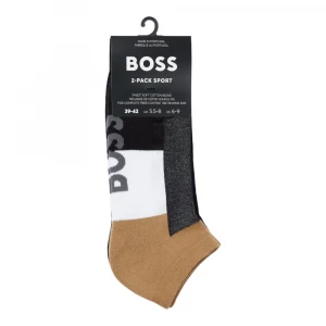 Носки Boss Two-Pack of Ankle Socks in a Cotton Blend 2