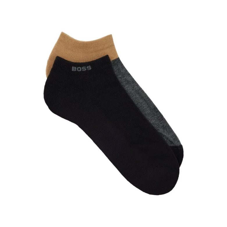 Носки Boss Two-Pack of Ankle Socks in a Cotton Blend