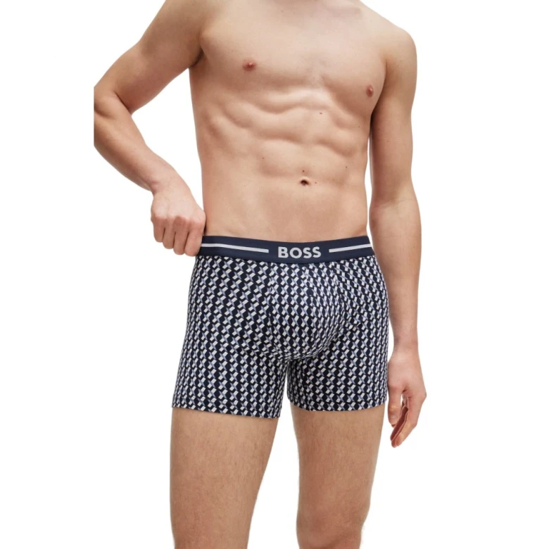 Трусы Boss Three-Pack of Stretch-Cotton Boxer Briefs 3