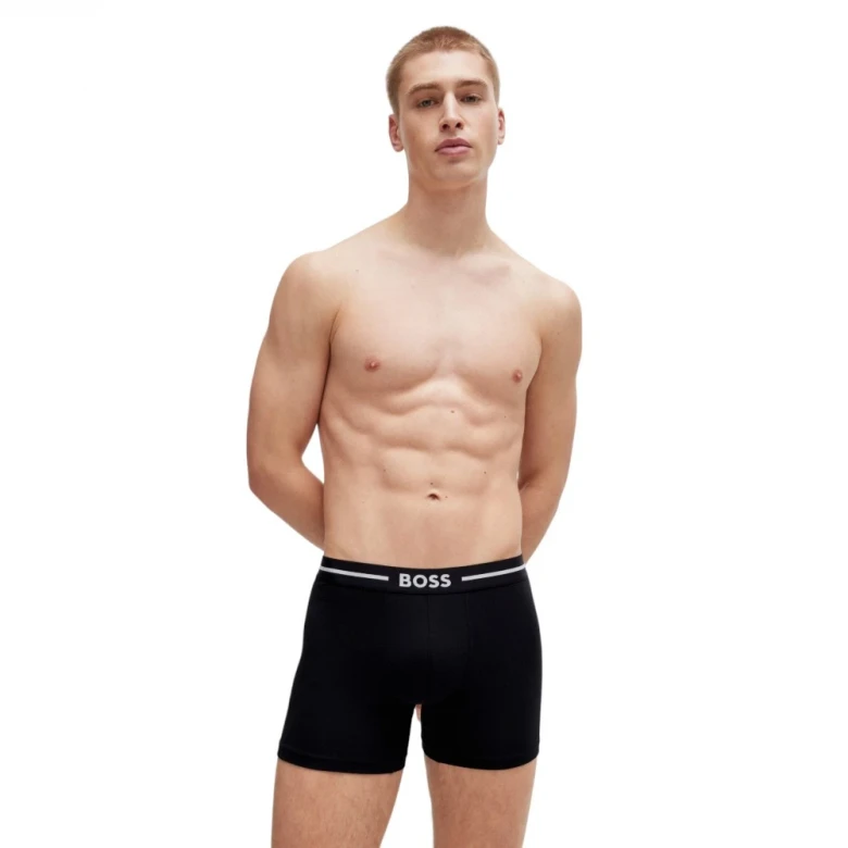 Трусы Boss Three-Pack of Stretch-Cotton Boxer Briefs 6