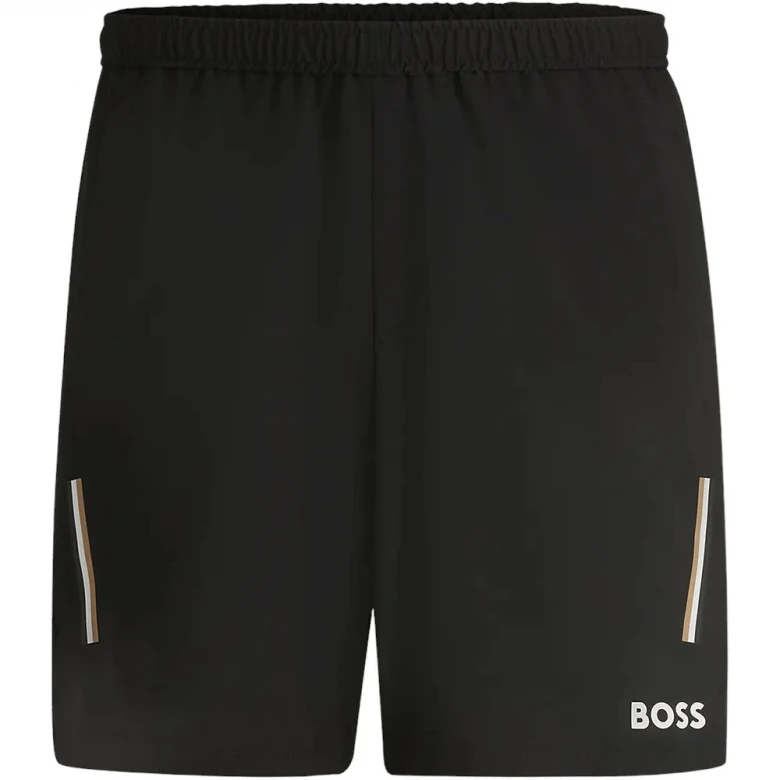 Шорты Boss x Matteo Berrettini Water-Repellent Shorts with Logo Print 0