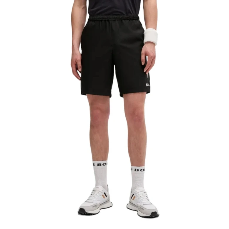 Шорты Boss x Matteo Berrettini Water-Repellent Shorts with Logo Print