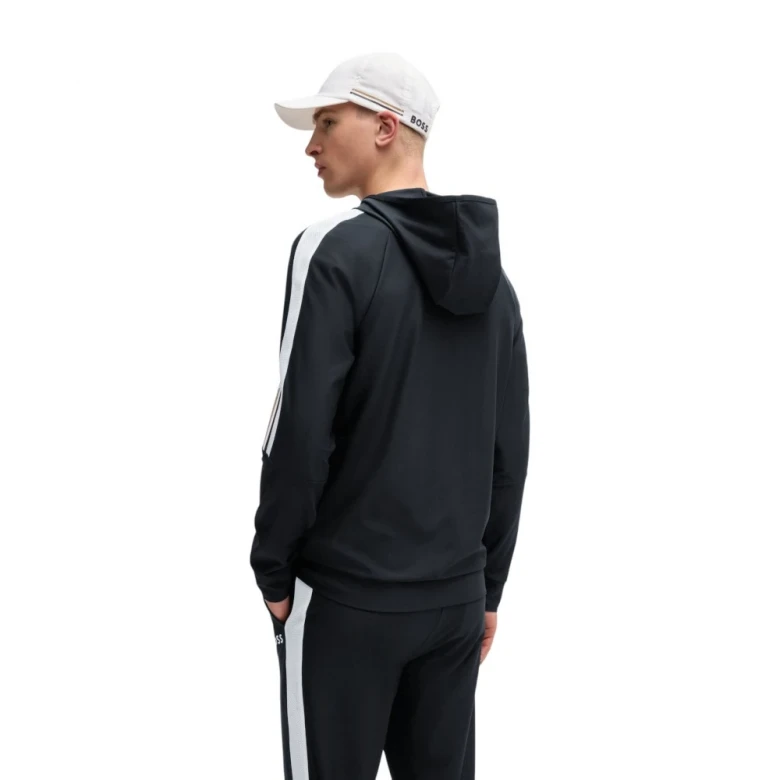 Ветровка Boss X Matteo Berrettini Regular-Fit Zip-Up Hoodie with Signature-Stripe Artwork 2