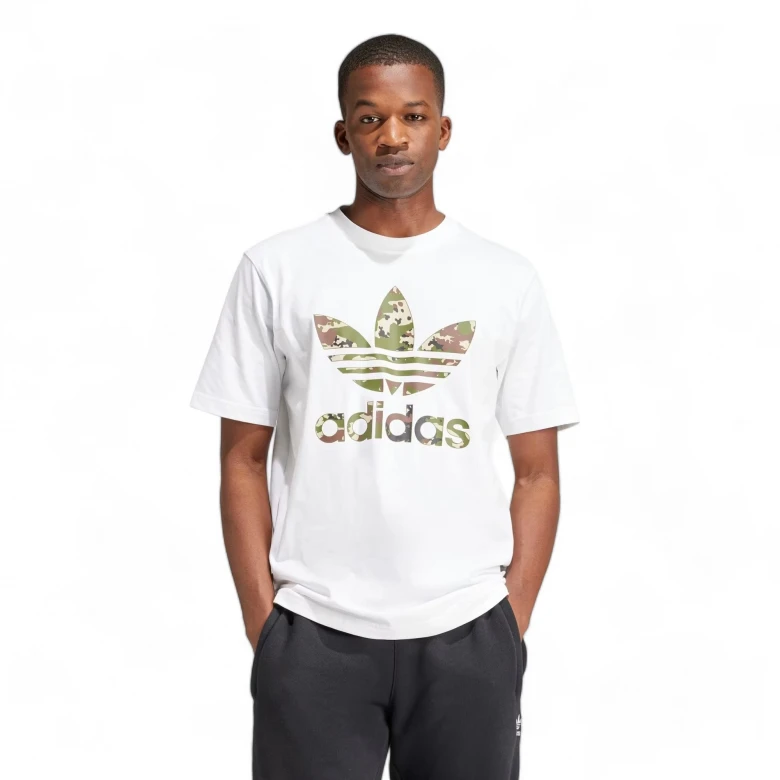 Футболка Adidas Camo White Trefoil Tee