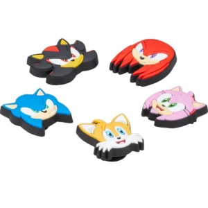 Джиббитсы Crocs Jibbitz Sonic the Hedgehog 5 Pack 1