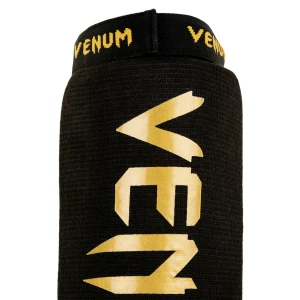 защита venum kontact shin guards - black/gold 4