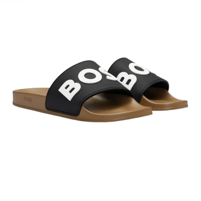 Heren Slippers Zwart Kirk Slide 0
