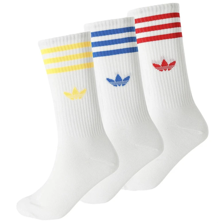 Носки Adidas Solid Crew Socks 3 Pairs