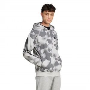 Future Icons 3-Stripes Allover Print Full-Zip Hoodie 1