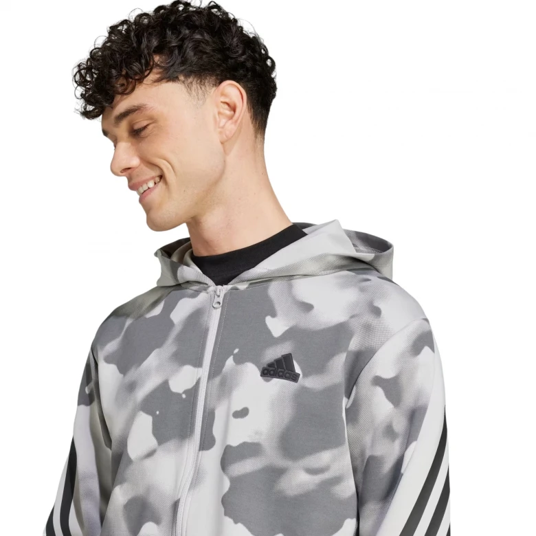 Future Icons 3-Stripes Allover Print Full-Zip Hoodie 3