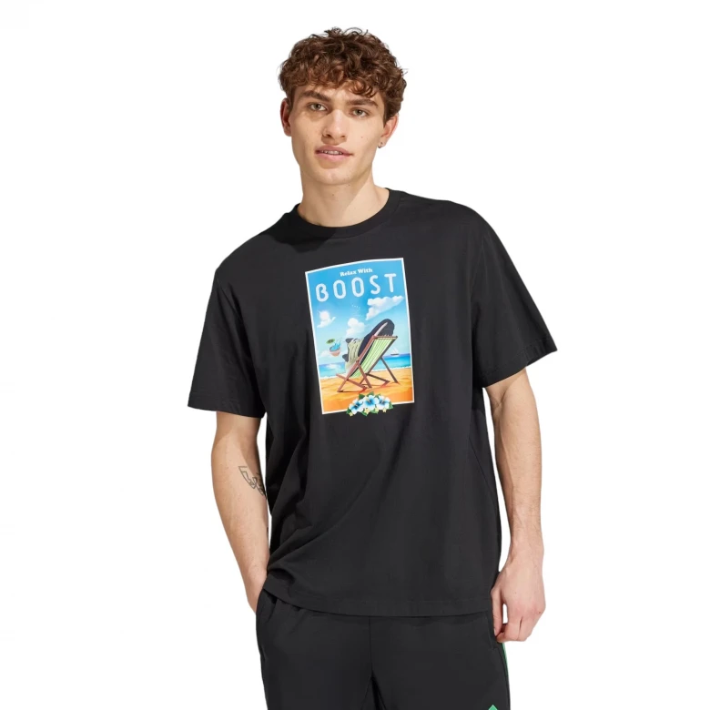 Футболка Adidas Boost Short Sleeve Graphic Tee