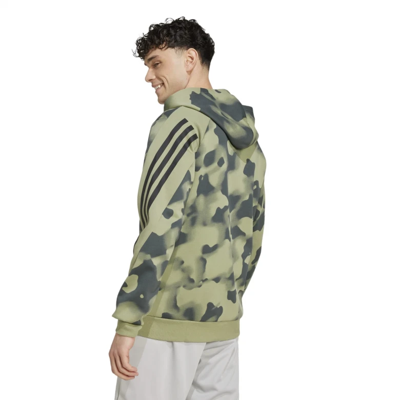 Толстовка Adidas Future Icons 3-Stripes Allover Print Full-Zip Hoodie 2