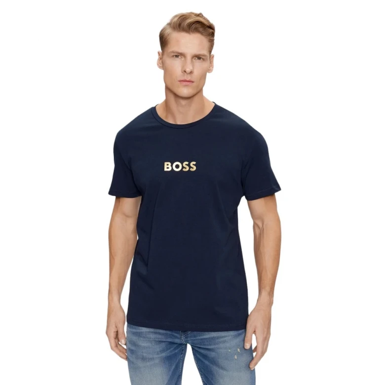 Футболка Boss Regular-Fit T-Shirt In Cotton With UV Protection