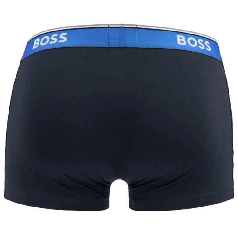 Трусы Boss Three-Pack of Stretch-Cotton Trunks with Logo Waistbands 6