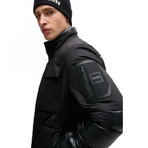 Куртка Boss Mixed-material Jacket With Down Filling 3