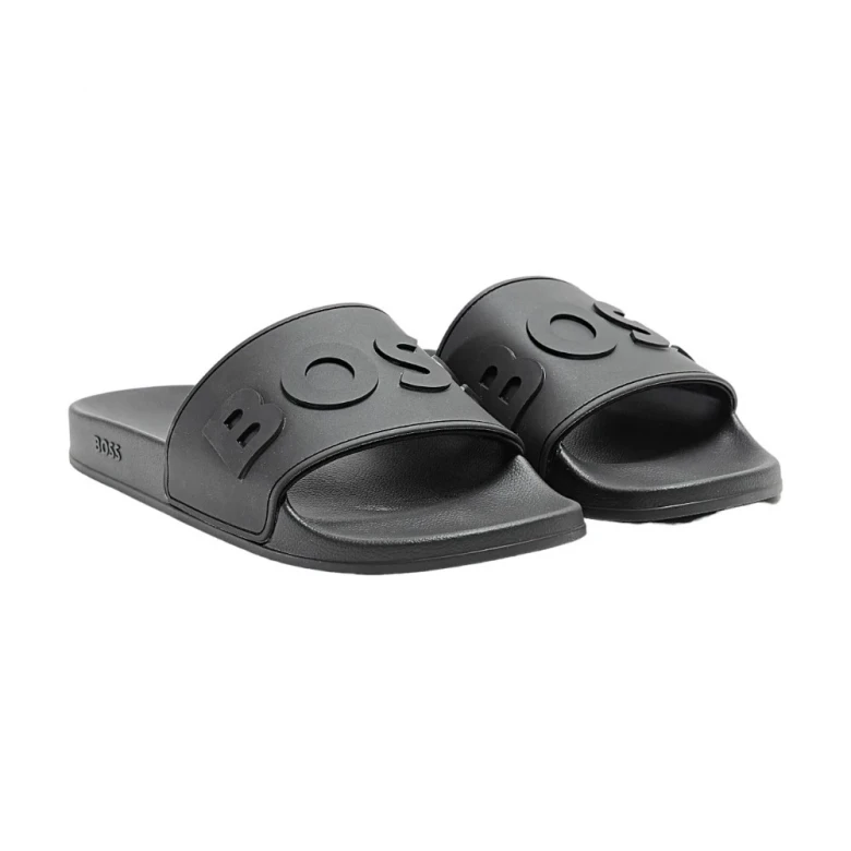 Heren Slippers Zwart Kirk Slide 2