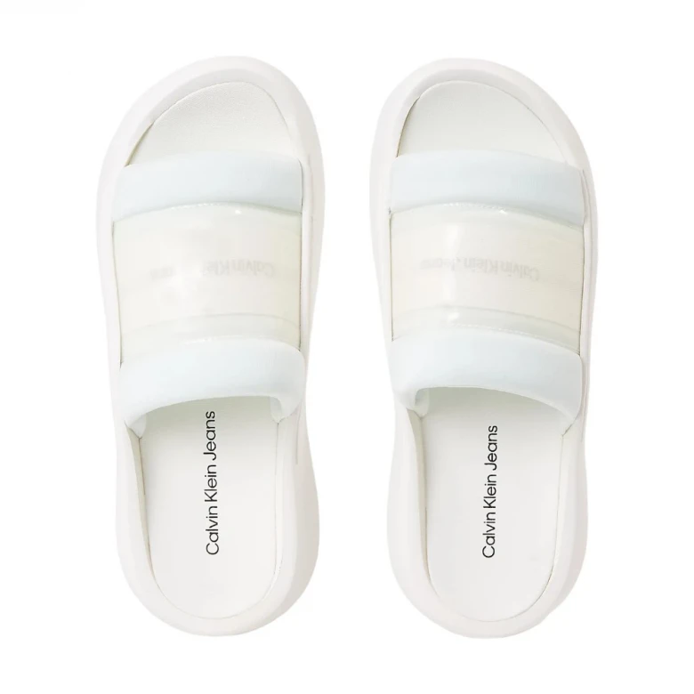 Шлепки Calvin Klein Hybrid Sandal Tpu In Lum Met 2