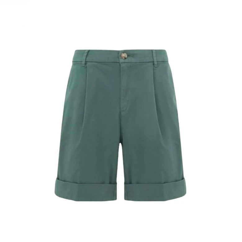 Шорты Boss Relaxed-Fit High-Rise Shorts in Stretch Cotton
