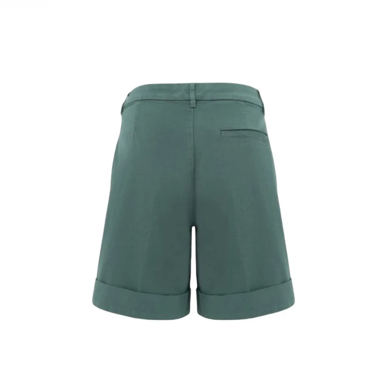 Шорты Boss Relaxed-Fit High-Rise Shorts in Stretch Cotton 1