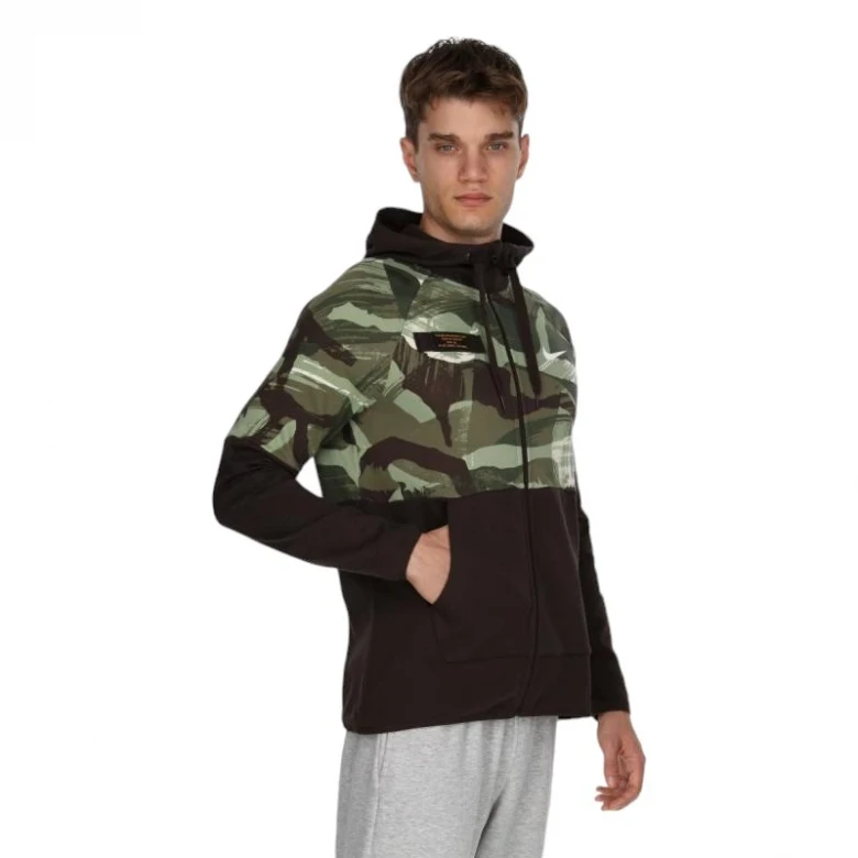 Толстовка Nike M Nk Df Flc Hd Fz Camo 2