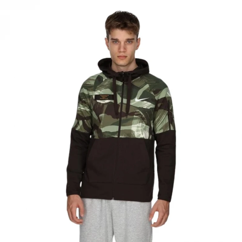 Толстовка Nike M Nk Df Flc Hd Fz Camo