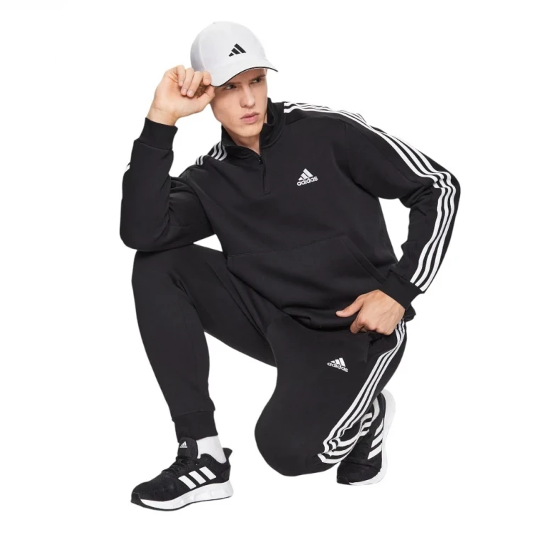 Брюки Adidas Essentials Fleece 3-Stripes Slim-Fit 4