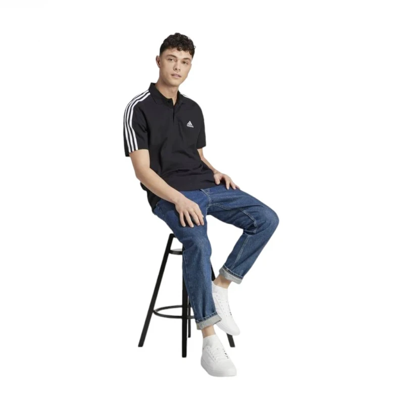 Поло Adidas Essentials Piqué Embroidered Small Logo 3-Stripes Polo Shirt 6