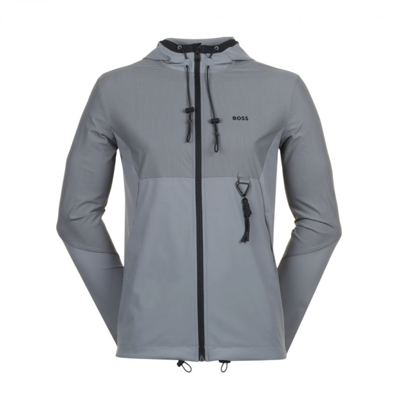 Regular-fit Zip-up Hoodie With Quick-dry Performance