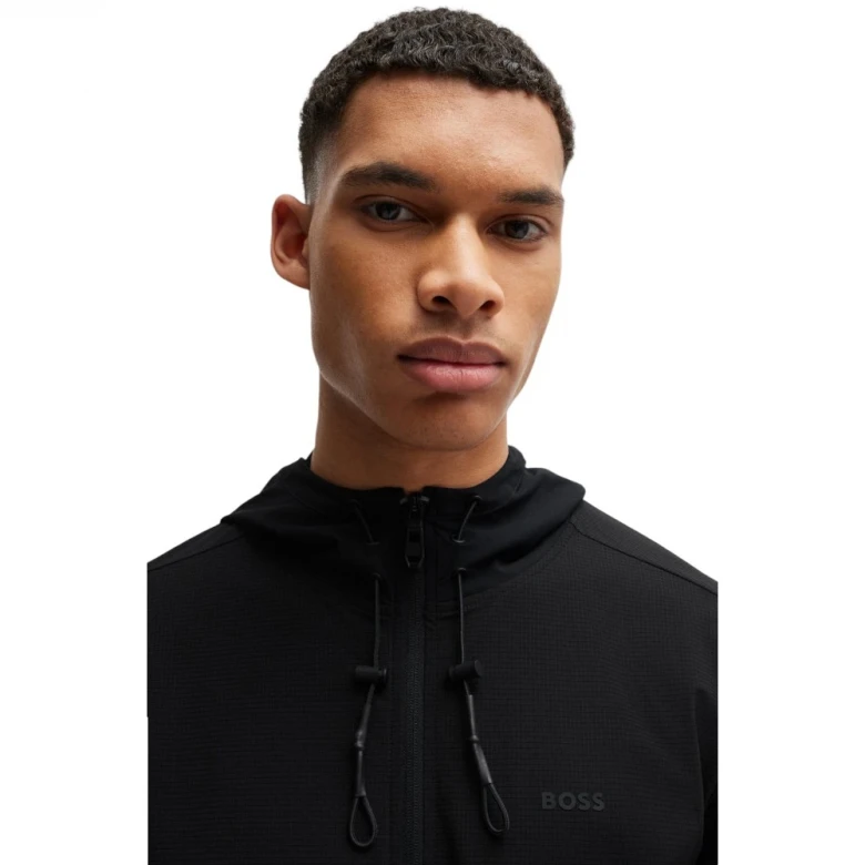 Толстовка Boss Regular-fit Zip-up Hoodie With Quick-dry Performance 2