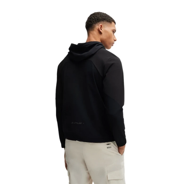 Толстовка Boss Regular-fit Zip-up Hoodie With Quick-dry Performance 1